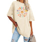 Women's Oversized Daisy Cute Floral T-Shirt