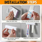 Wall-Mounted Facial Cleanser And Toothpaste Holder