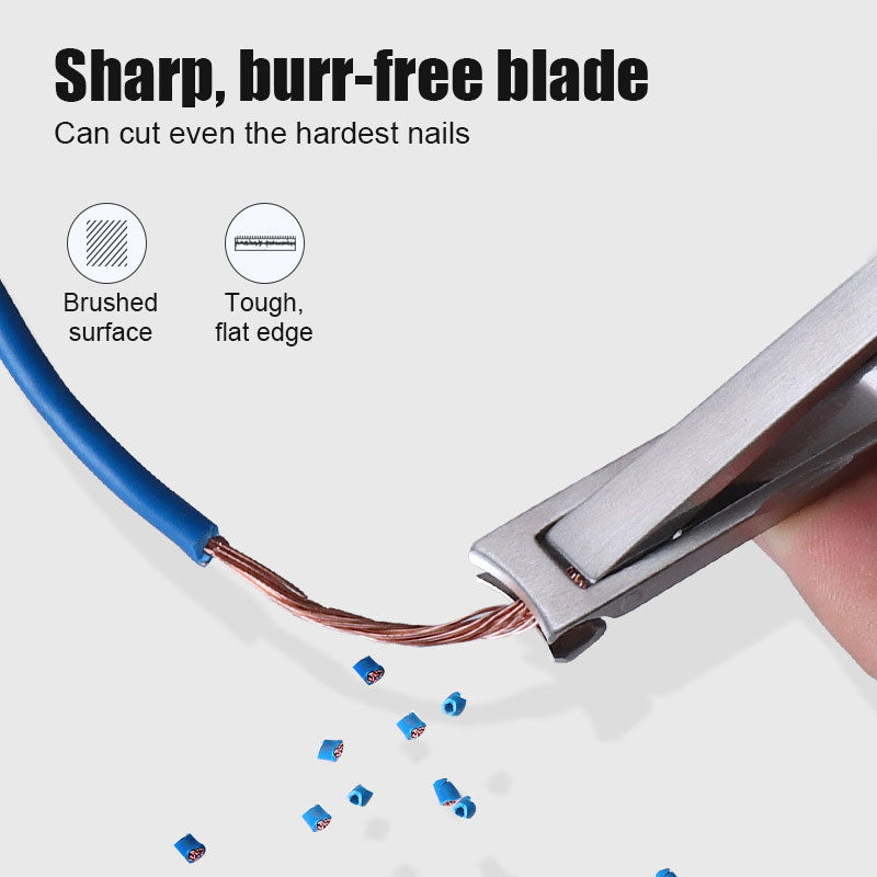 Ultra-Thin Folding Anti-Splash Nail Scissors