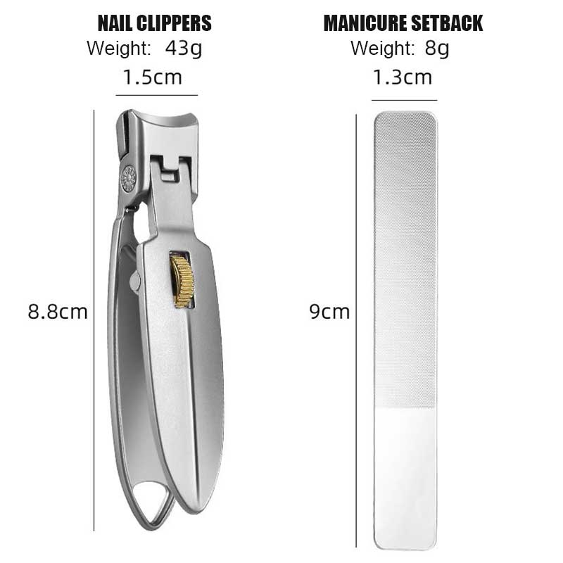 Gear Lock Large Opening Nail Scissors