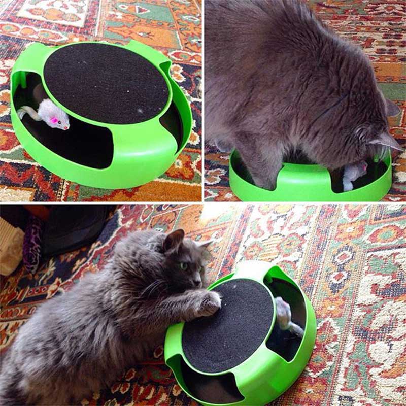 Cat Turntable Toy Self-Happy Mouse Catcher