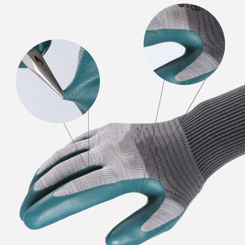 Rubber Embossed Protective Gloves