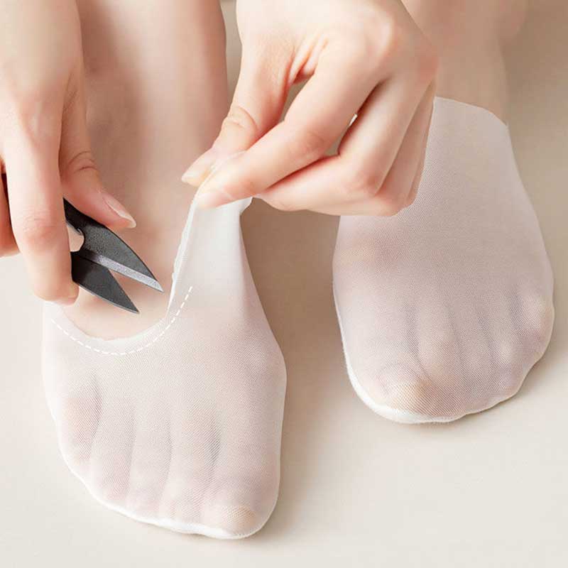 Silicone Anti-Skid Ice Silk Boat Socks