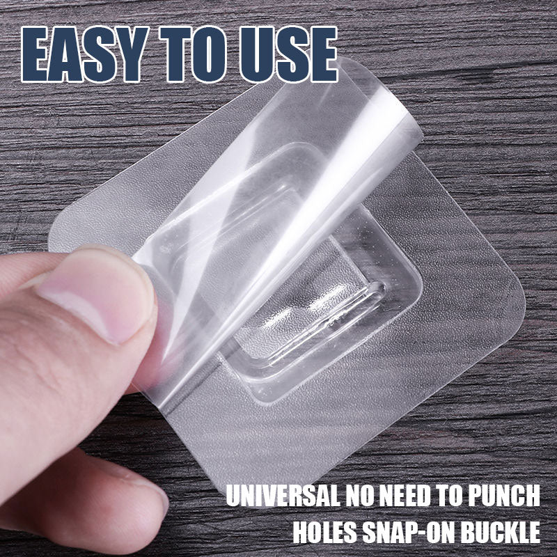 Universal No Need To Punch Holes Snap-On Buckle-hook up