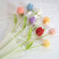 Single Tulip Hand-Woven Yarn Flower