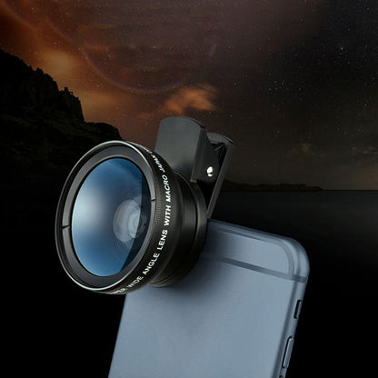 Wide-Angle + Macro Two-In-One Mobile Phone Lens