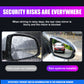 Car Rearview Mirror Rain Shield (2PCS)