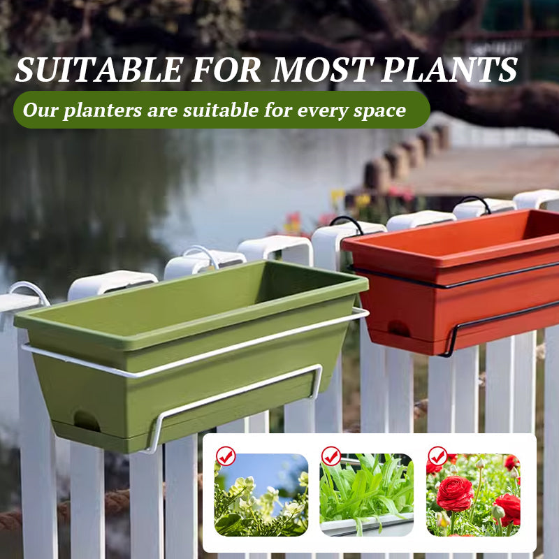 Rectangular Water Storage Flower Pot