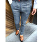 Printed Men'S Slim-Fit Trousers