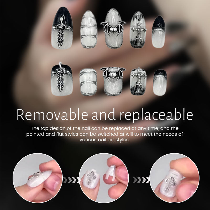 Dark Style Detachable Wearable Nail