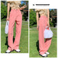 High Waist Colorful Wide Leg Pants