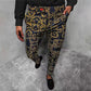 Printed Men'S Slim-Fit Trousers