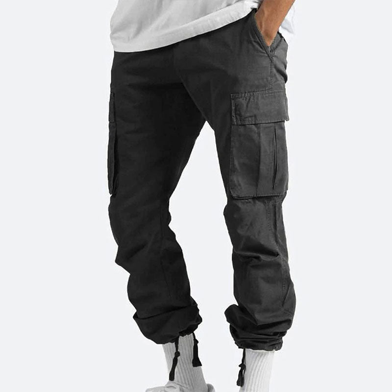 Multi-Pocket Casual Cargo Trousers