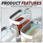 Wall Mounted Seasoning Storage Combination Set