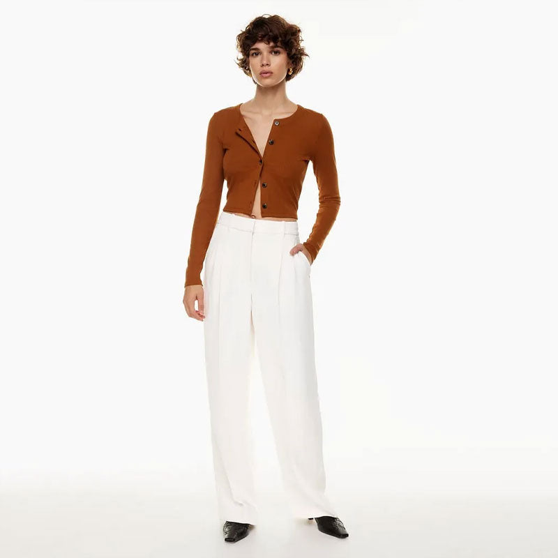 Icy Lightweight Tailored Wide Leg Pants