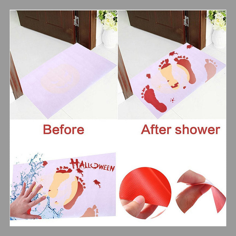 Halloween Color Changing Bathroom Mats