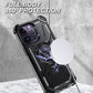 Metal Armor Four Corners Shockproof Magnetic Phone Case