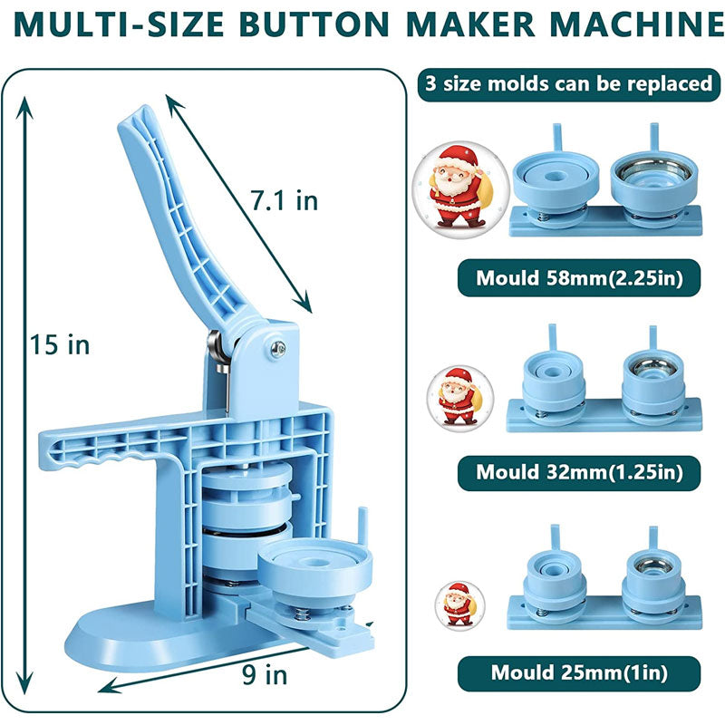 Badge Making Machine Package With Mold