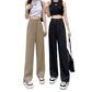 Women'S High Waist Slimming Suit Wide Leg Pants