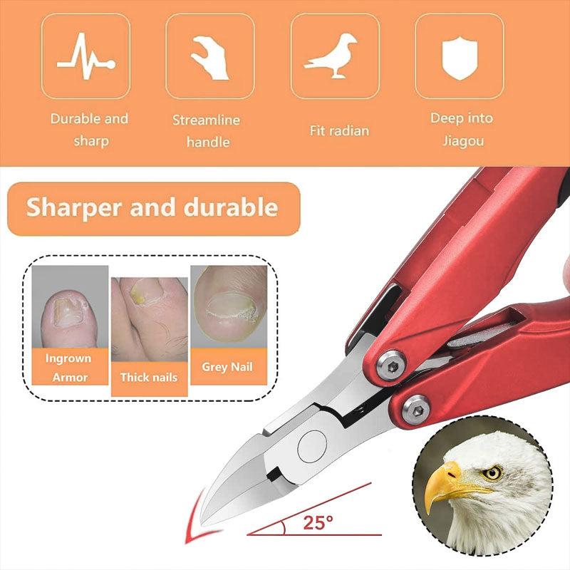 Stainless Steel Foldable Eagle Pliers Toe Nail Clippers