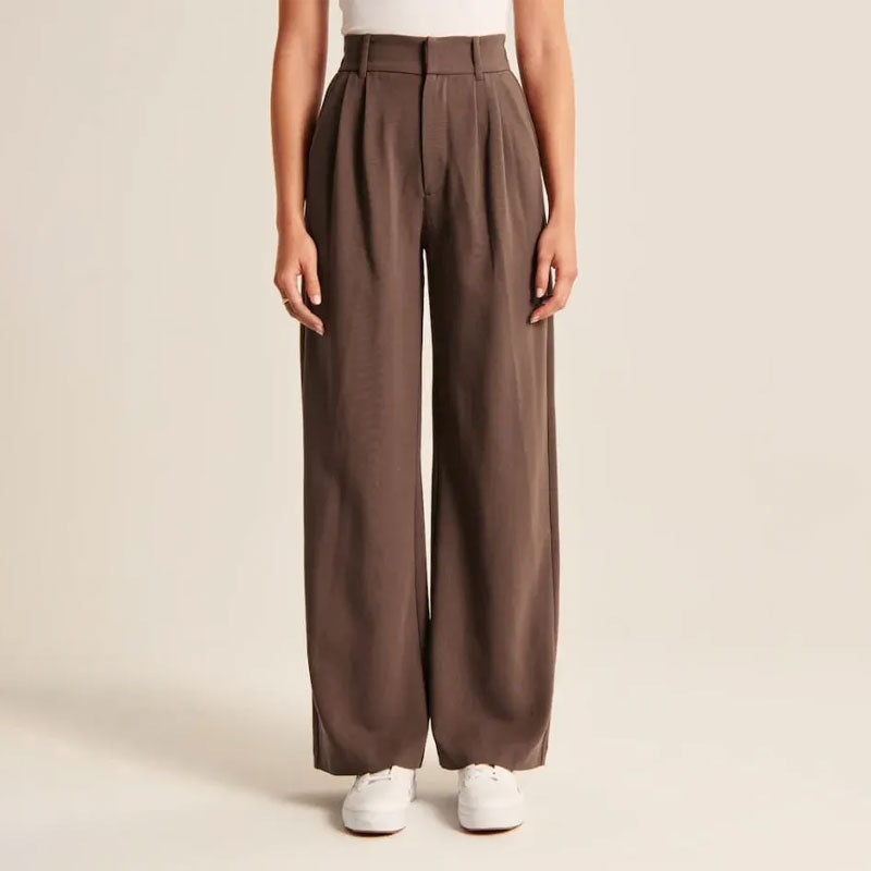 Icy Lightweight Tailored Wide Leg Pants