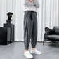 Men'S Summer Ice Silk Pants With Belt