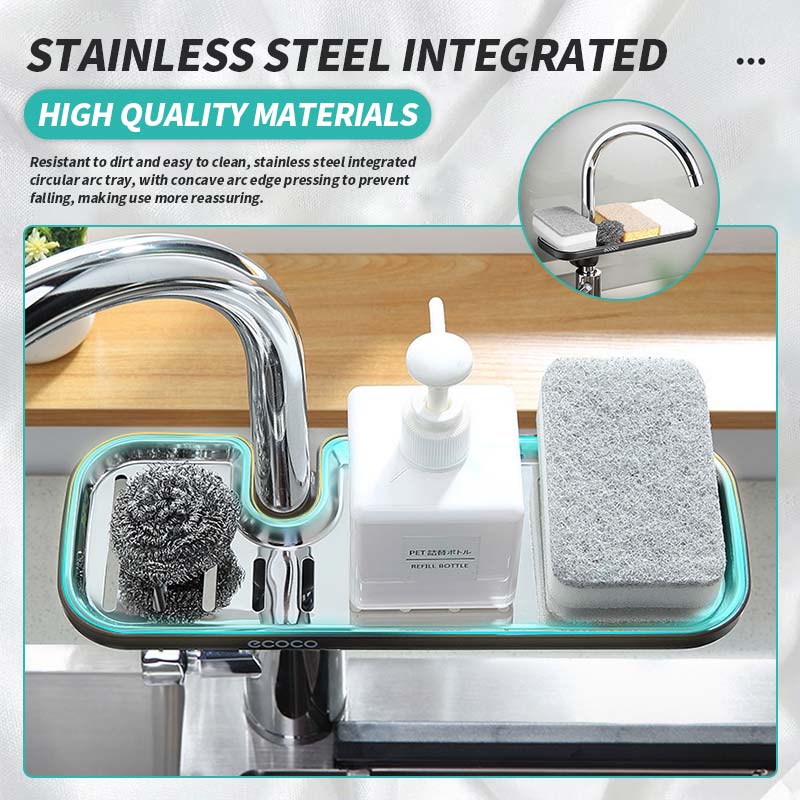 Stainless Steel Faucet Storage Rack