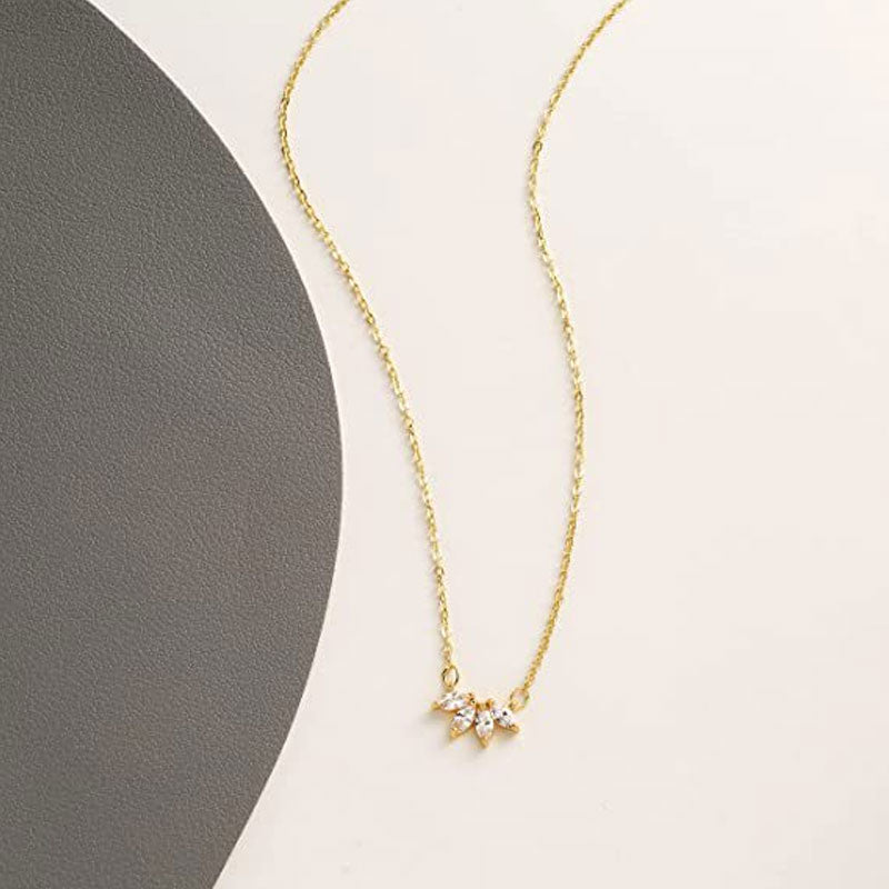 Trendy Leaf Clavicle Necklace