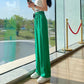 Women'S Straight Ice Silk Wide Leg Pants