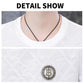 Men'S High-End Round Neck Plus Size T-Shirt