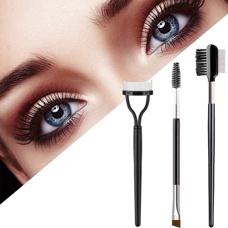 Stainless Steel Double-Ended Brush Mascara Brush