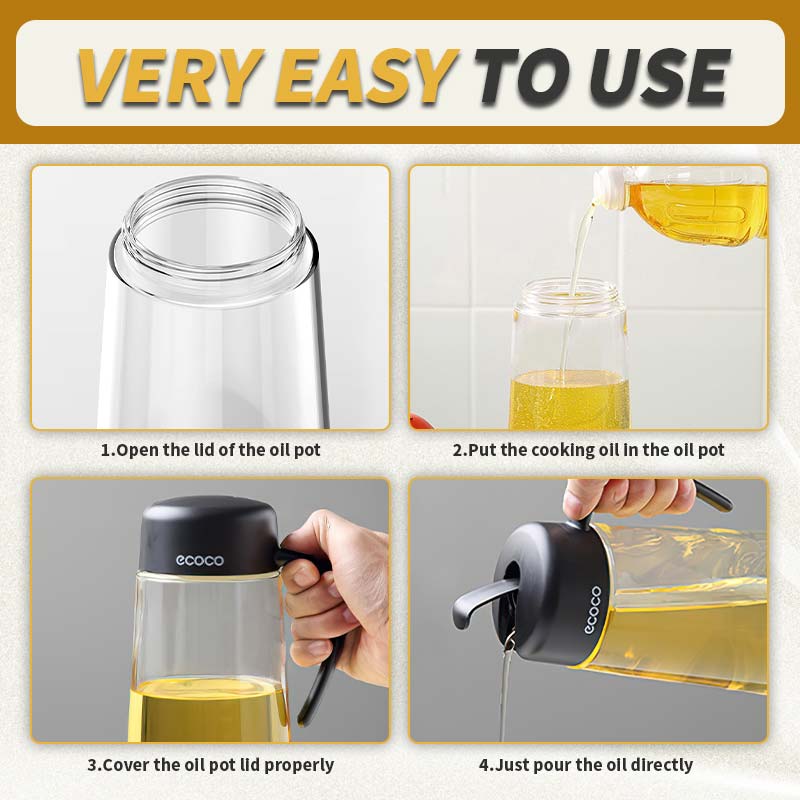 Automatic Open Lid Oil Pot