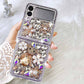 Rhinestone Folding Screen Phone Case