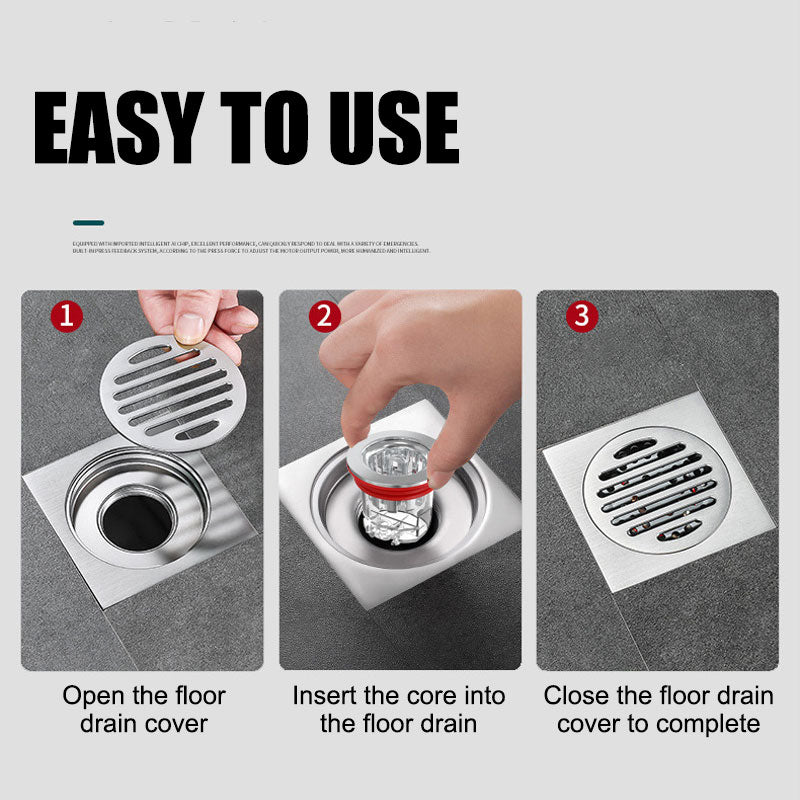 Bathroom Floor Drain Transparent Deodorant Core