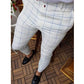 Printed Men'S Slim-Fit Trousers