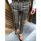 Printed Men'S Slim-Fit Trousers