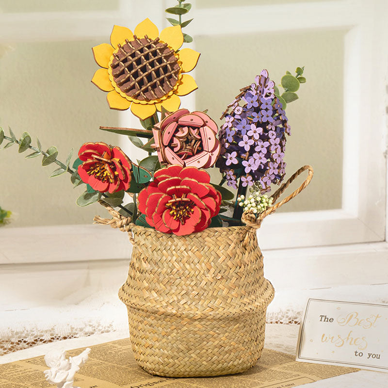 Preserved Flower Wooden Puzzle