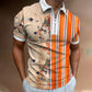 Men'S Polo Shirt Print Short-Sleeved T-Shirt