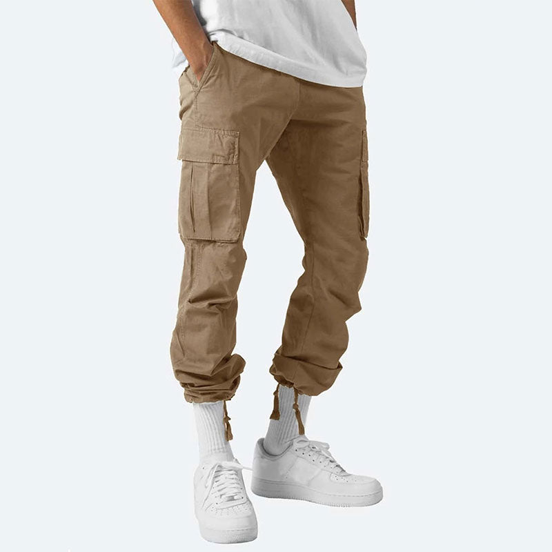 Multi-Pocket Casual Cargo Trousers