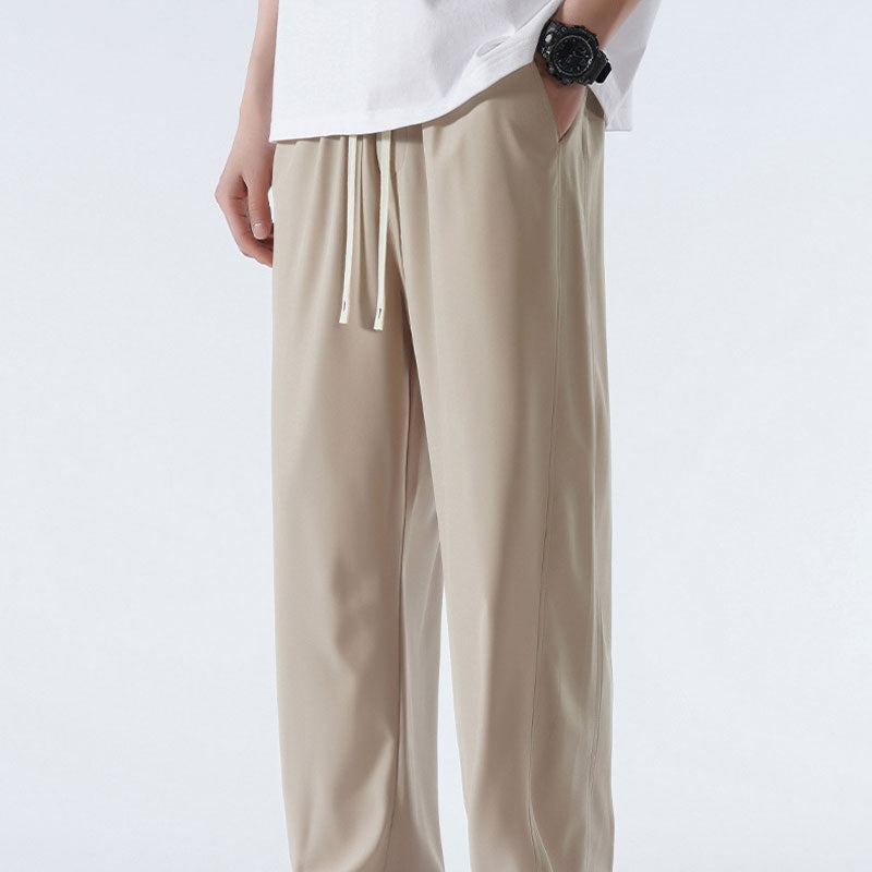 Men'S Straight Wide Leg Pants