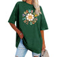 Women's Oversized Daisy Cute Floral T-Shirt