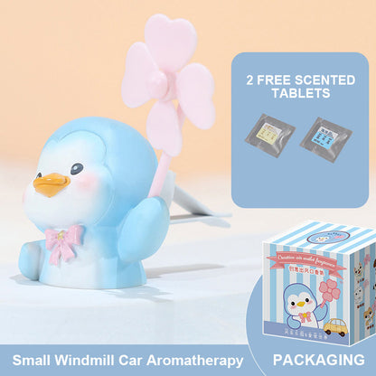 Cartoon Rotatable Small Windmill Car Aromatherapy