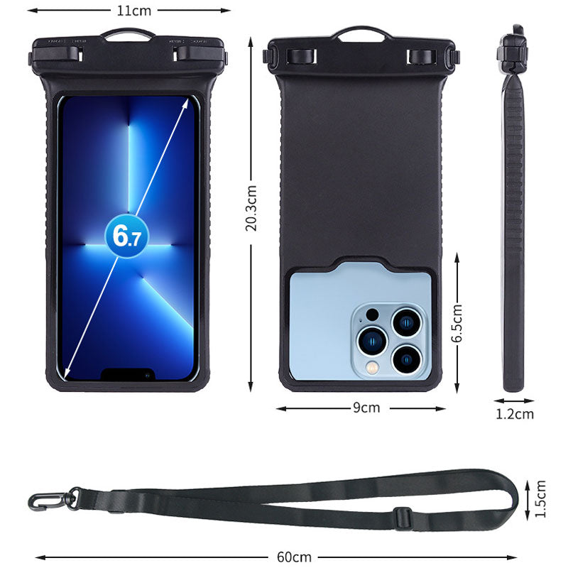 Three-Dimensional Mobile Phone Waterproof Bag