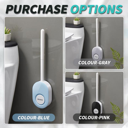 Wall Mounted Toilet Brush Set