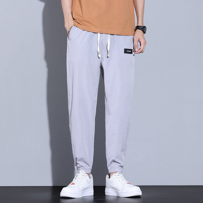 Men'S Ankle Sports Ice Silk Pants