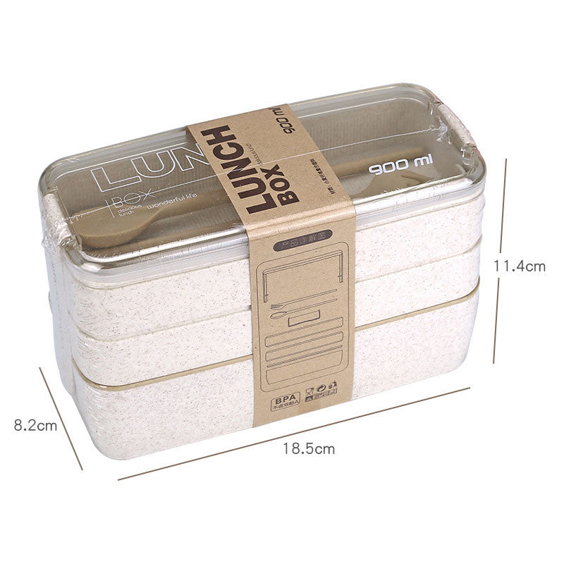 Japanese Wheat Straw Plastic Lunch Box