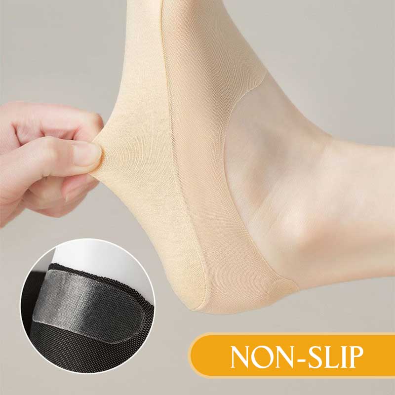 Silicone Anti-Skid Ice Silk Boat Socks