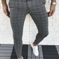 Men'S Plaid Casual Trousers