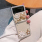 Rhinestone Folding Screen Phone Case