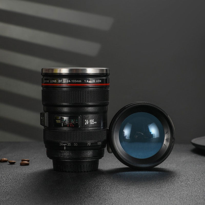 SLR Camera Lens Thermos Cup